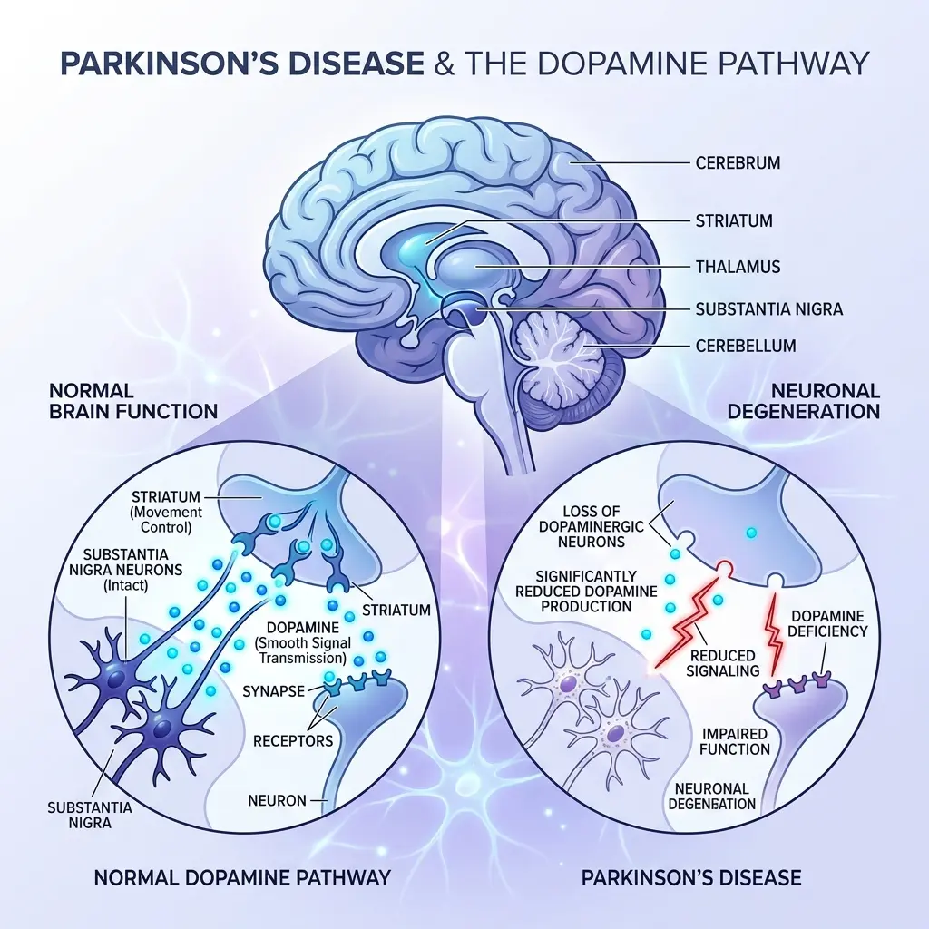 โรคพาร์กินสัน (Parkinson's Disease): อาการเริ่มต้น สาเหตุ และวิธีรักษา