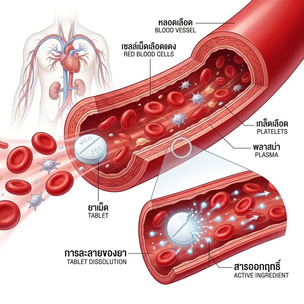 ยาละลายลิ่มเลือด: ข้อควรรู้ ผลข้างเคียง และข้อควรระวังที่ห้ามมองข้าม